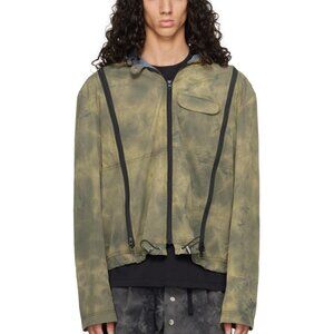 FFFPOSTALSERVICE  Khaki Zip Vent Jacket
